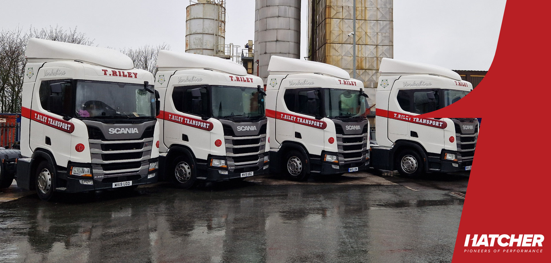 Scania truck aerodynamic spoiler kits by Hatcher