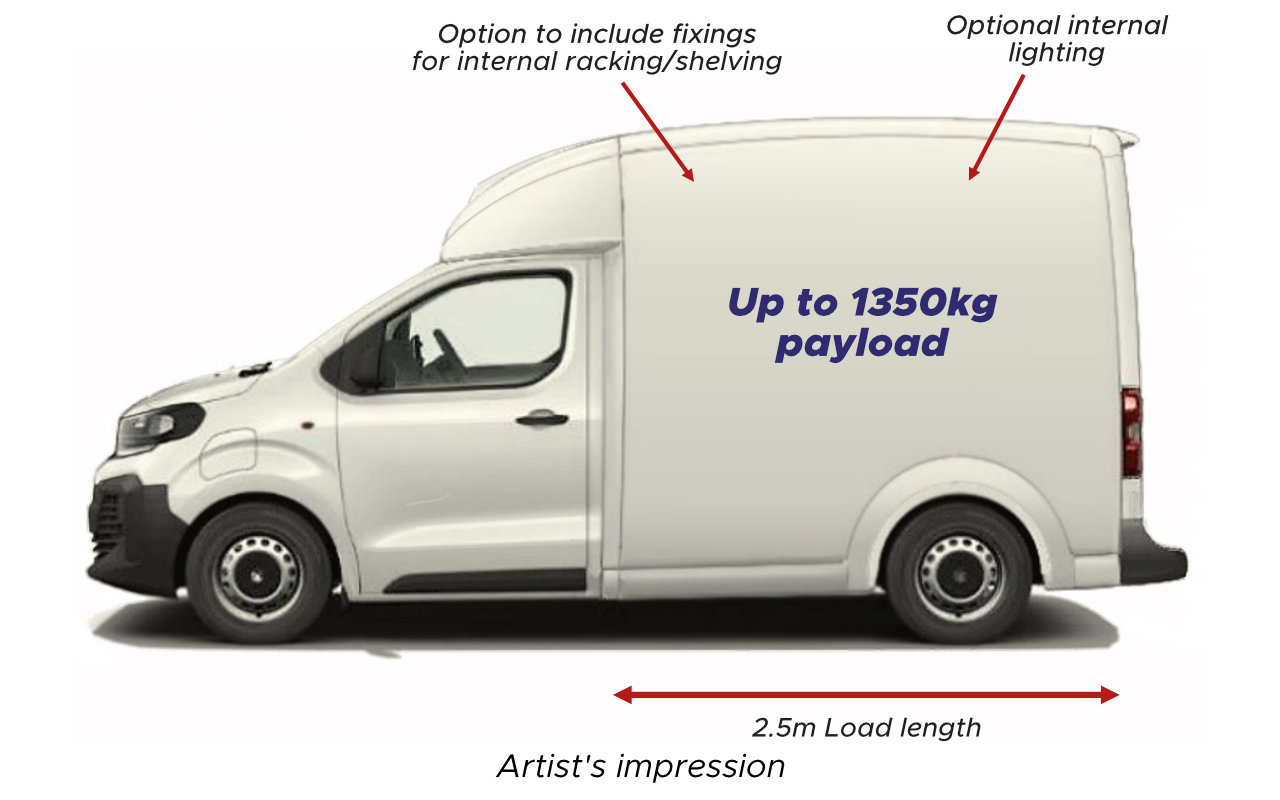 Hatcher Space Plus E-Van body